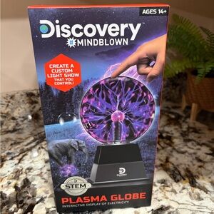 Discovery Mindblown Interactive Plasma Globe - Red and Purple